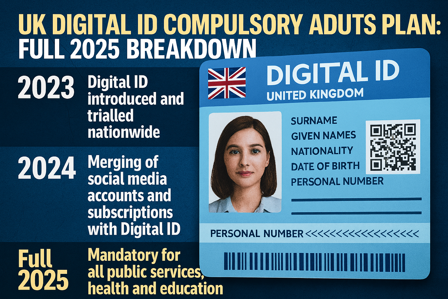 UK Digital ID Compulsory Adults Plan: Full 2025 Breakdown