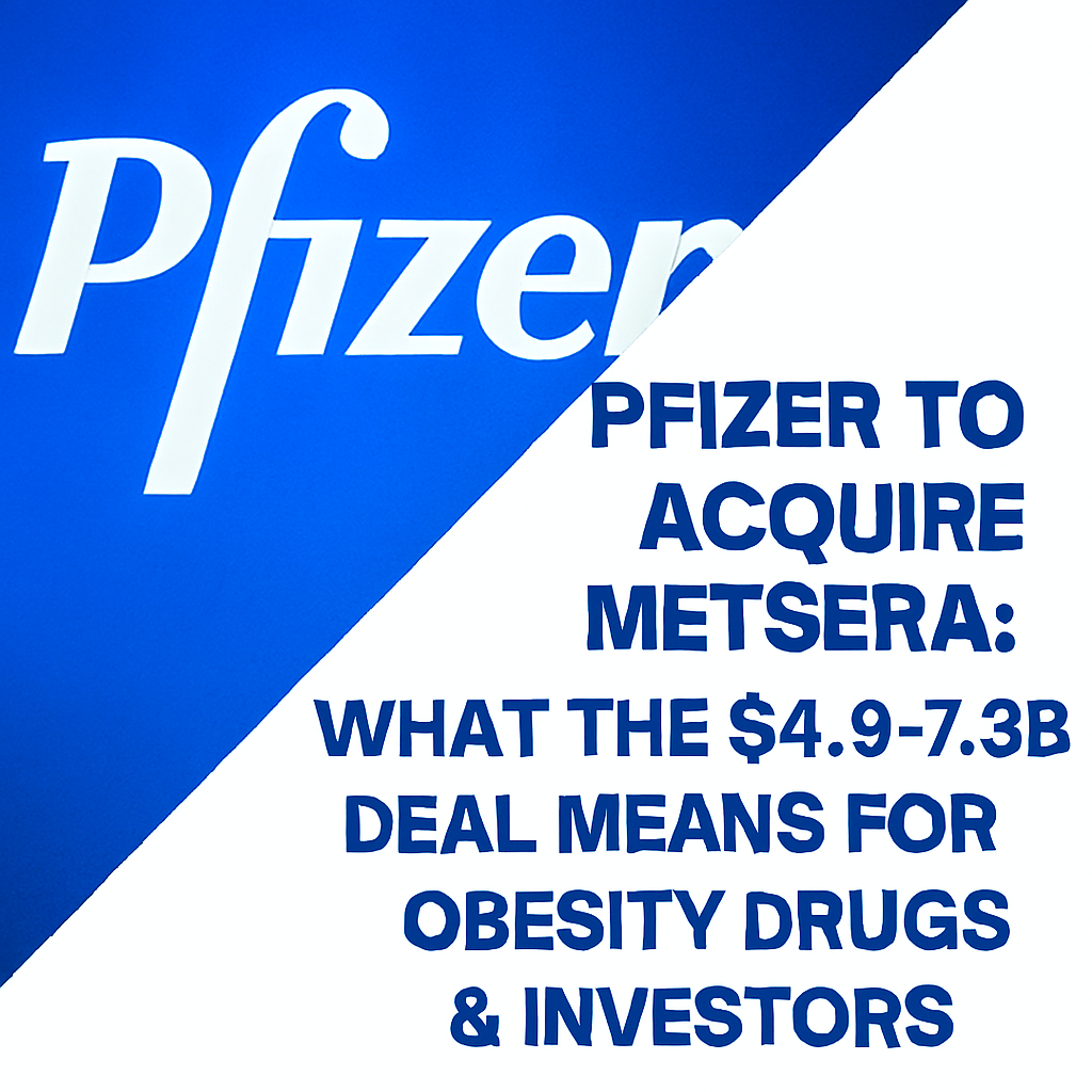 Pfizer to Acquire Metsera: What the $4.9–7.3B Deal Means for Obesity Drugs & Investors