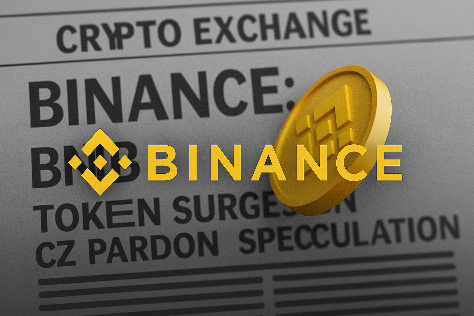 Crypto Exchange Binance: BNB Token Surges on CZ Pardon Speculation