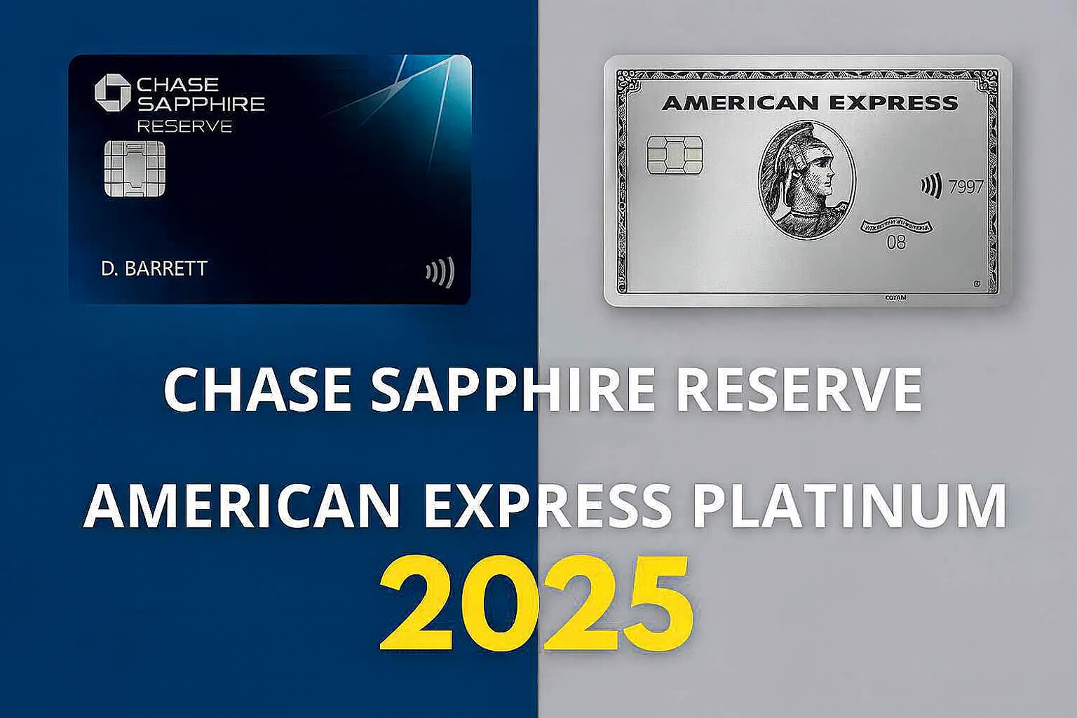 Chase Sapphire Reserve vs Amex Platinum (2025): Deep Comparison & What It Means for You