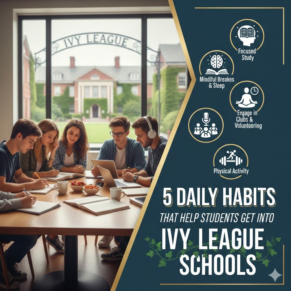 5 Daily Habits That Help Students Get Into Ivy League Schools