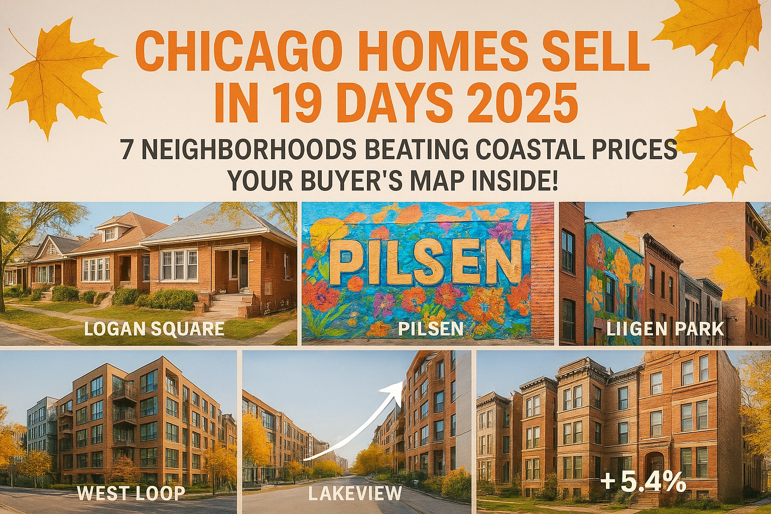 Chicago Homes Selling in 19 Days Flat: Why 2025's Hottest 7 Neighborhoods Are Crushing Coastal Prices