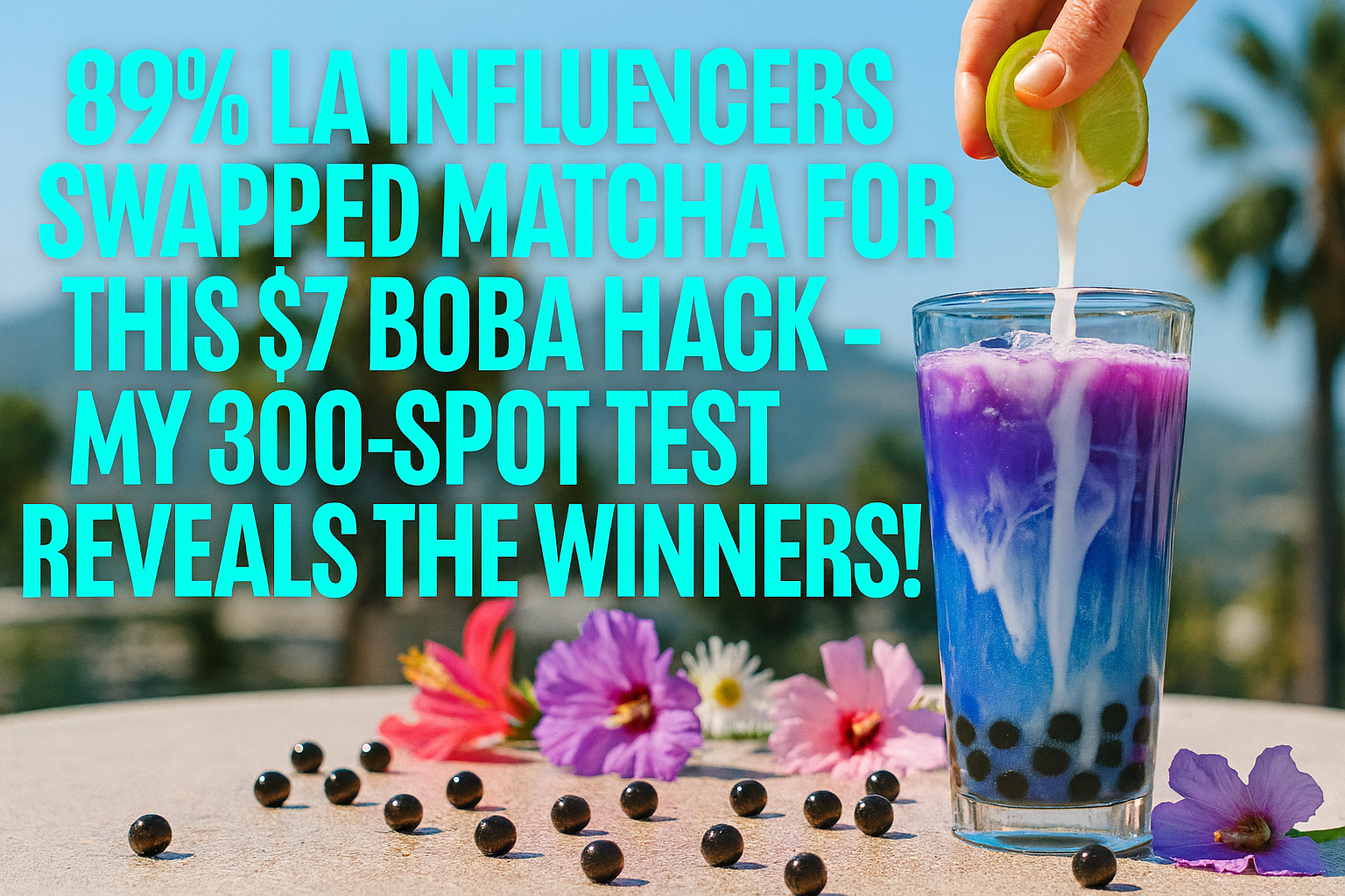89% of LA Influencers Are Ditching Matcha for This $7 Boba Hack – I Tested 300 Spots to Find the Real Deal
