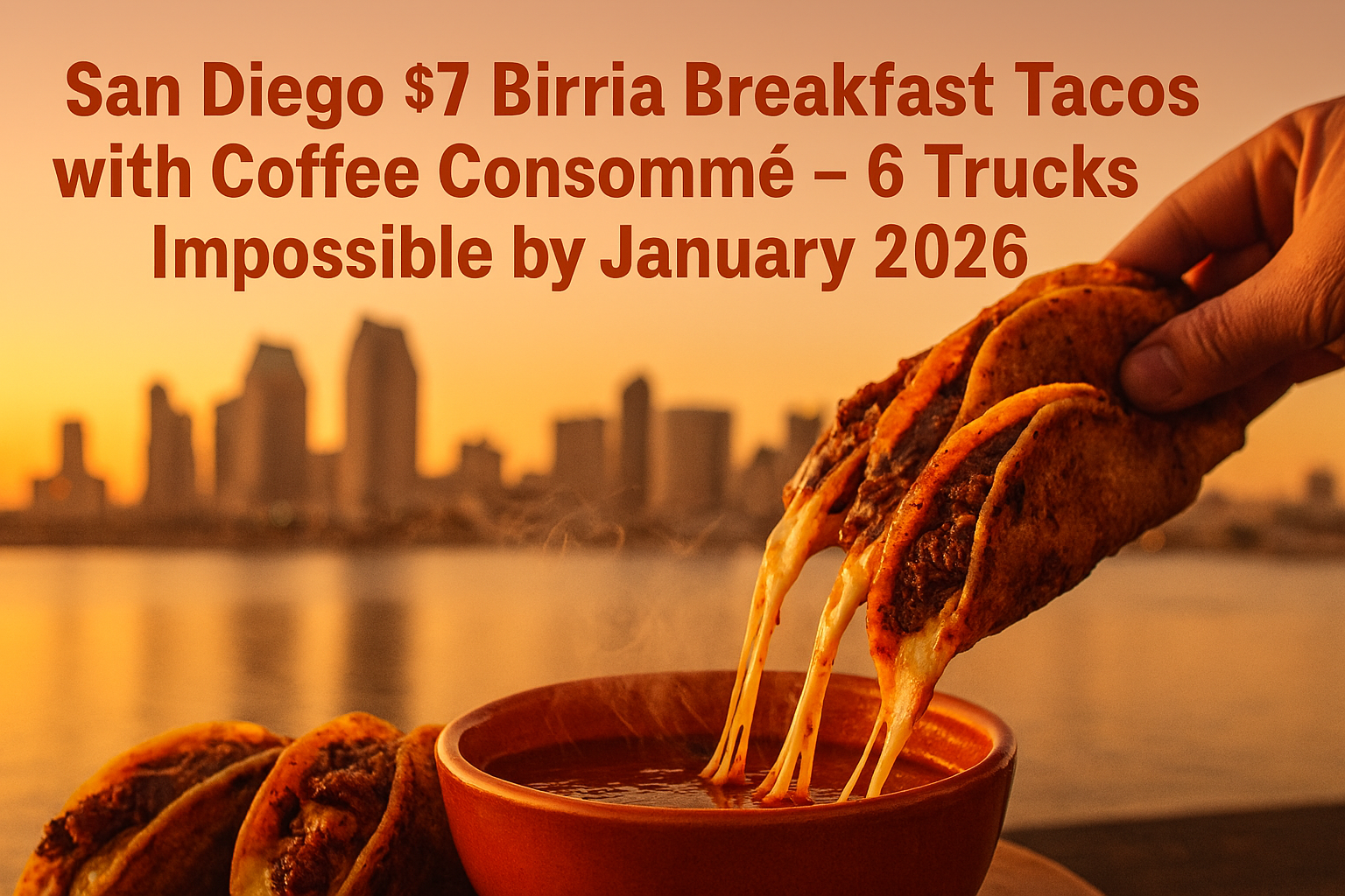 San Diego’s $7 Birria Breakfast Tacos Are Breaking Resy – These 6 Trucks Will Be Impossible by January 2026