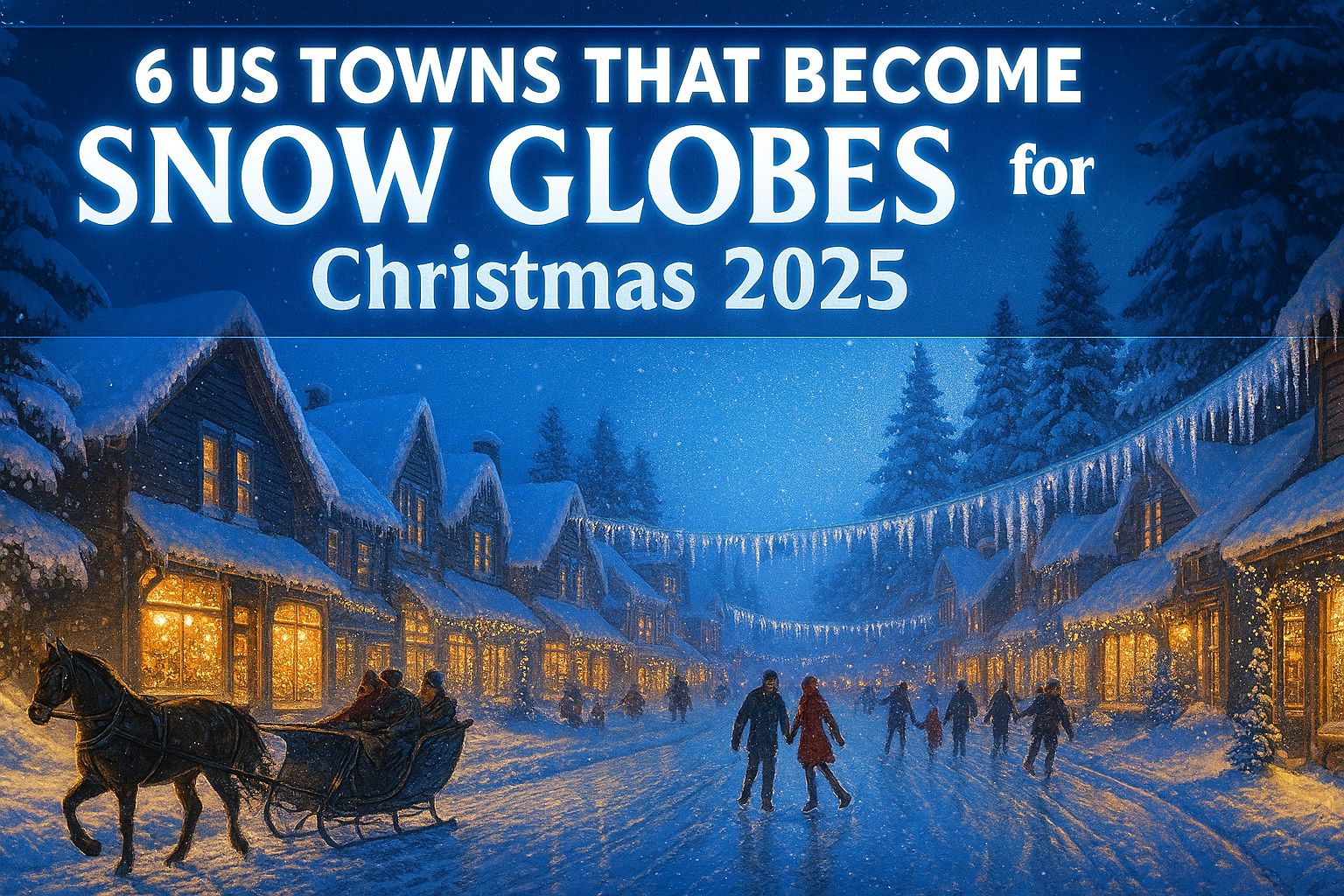 The 6 American Towns That Literally Shut Down Main Street and Turn It Into a Real-Life Snow Globe Every December 2025