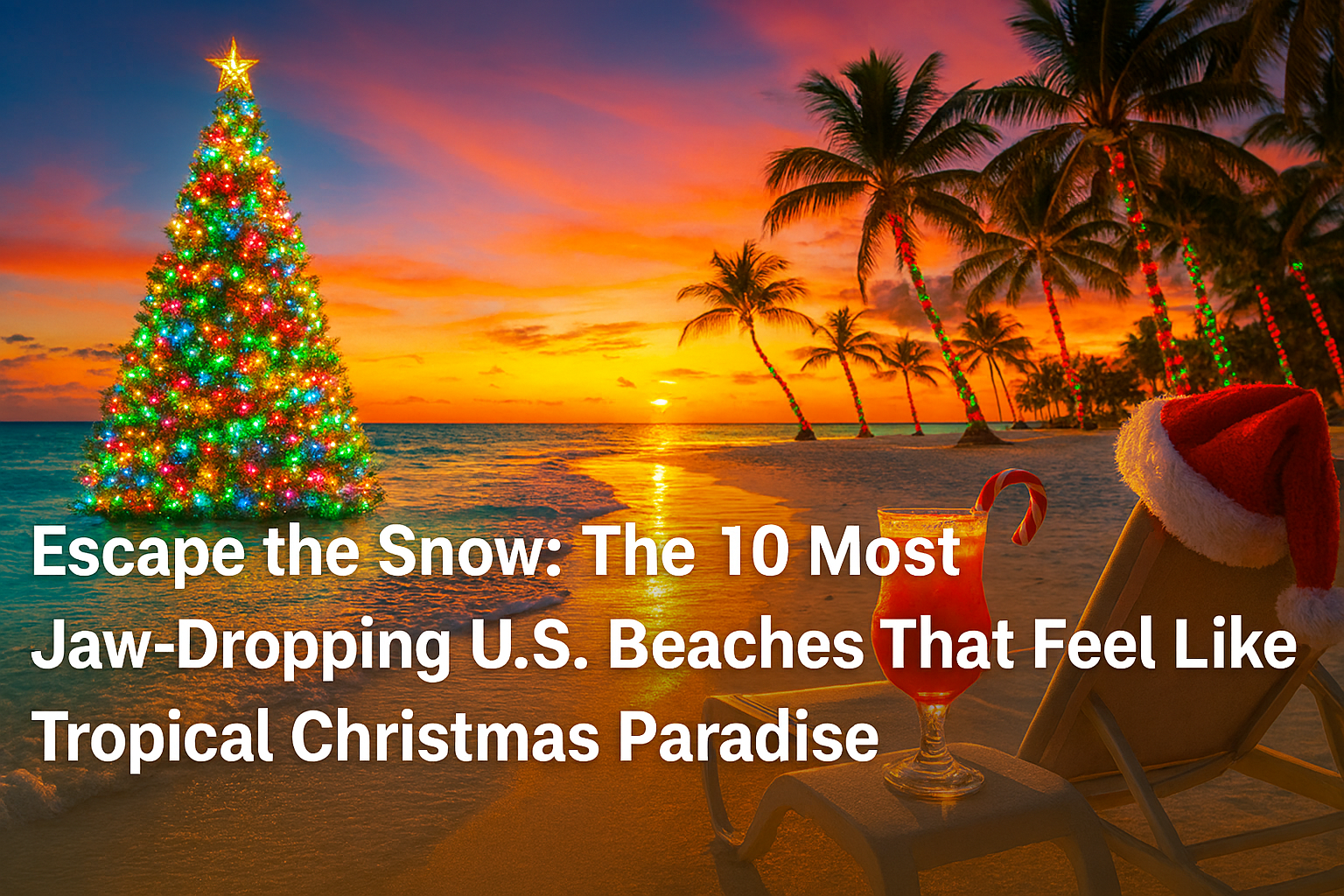 Escape the Snow: The 10 Most Jaw-Dropping U.S. Beaches That Feel Like Tropical Christmas Paradise (You’ll Book Flights Immediately)