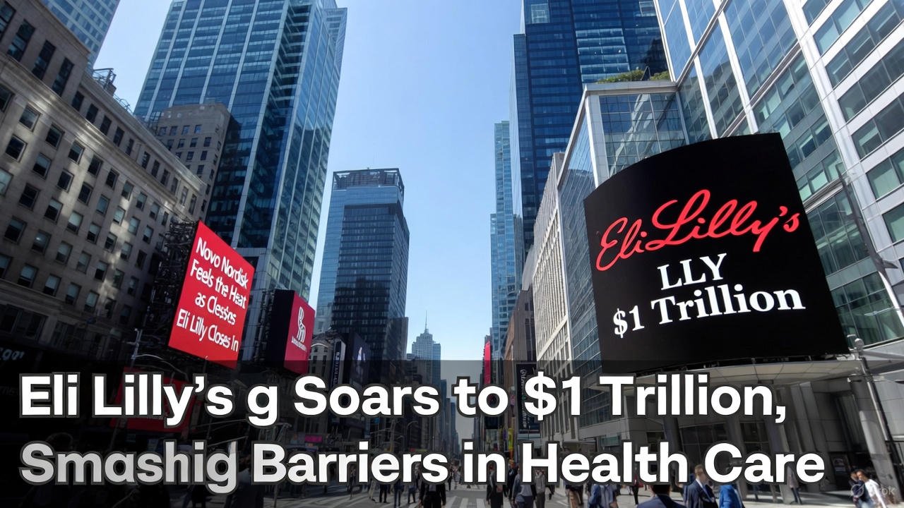 Eli Lilly's LLY Stock Rockets to $1 Trillion, Shattering Barriers in Health Care While Novo Nordisk Reels