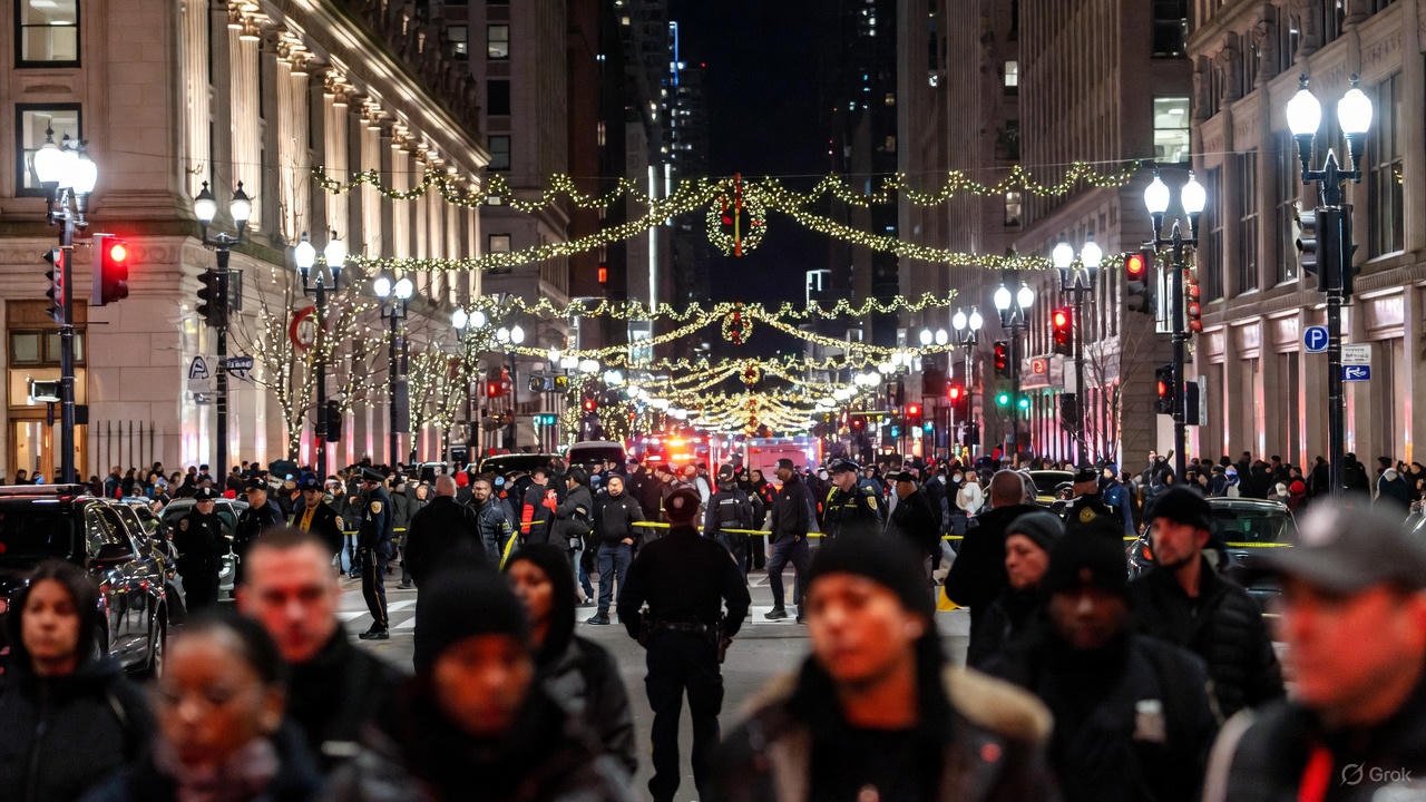 Chicago News: Holiday Lights Dimmed by Gunfire – Two Loop Shootings Leave One Teen Dead and Eight Wounded