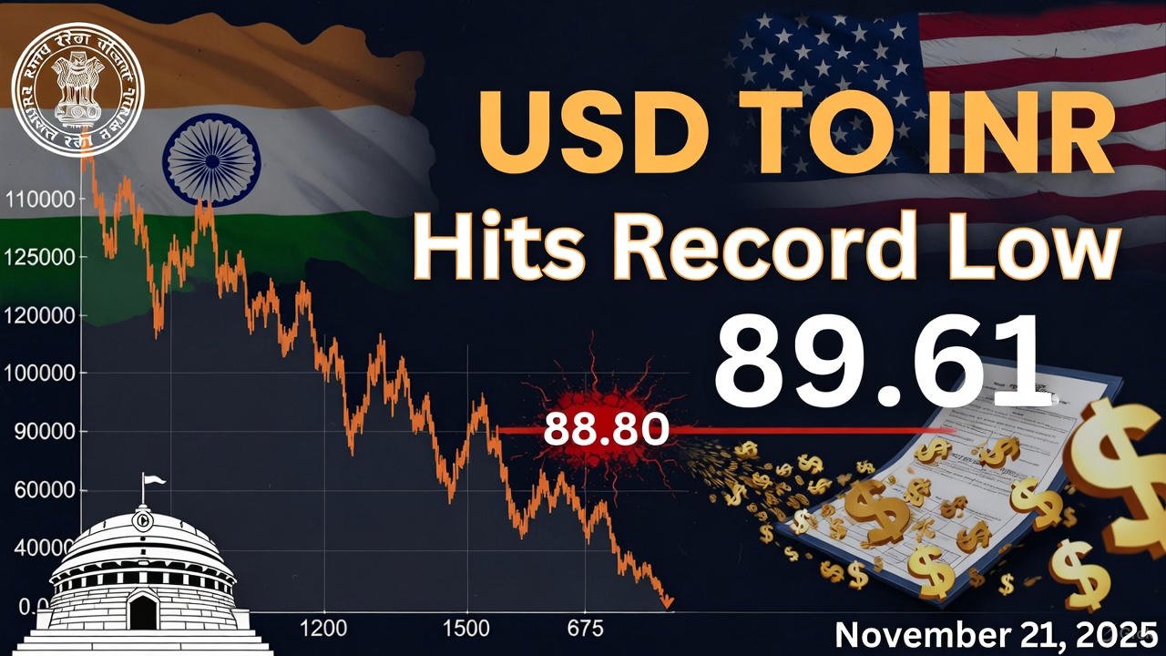 Outflows and Trade Tensions Drive Indian Rupee to Historic Low Beyond RBI's Guardrails