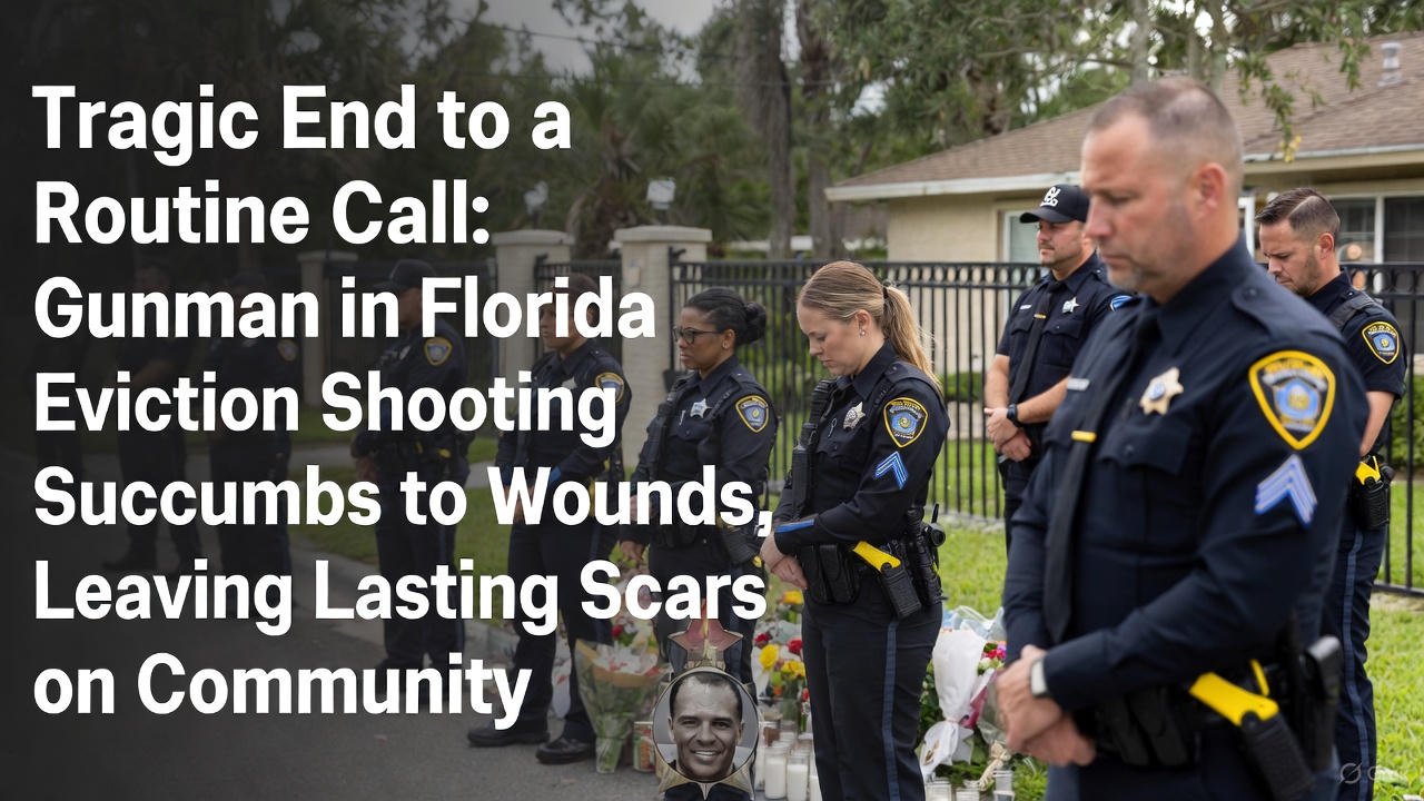 Tragic End to a Routine Call: Gunman in Florida Eviction Shooting Succumbs to Wounds, Leaving Lasting Scars on Community