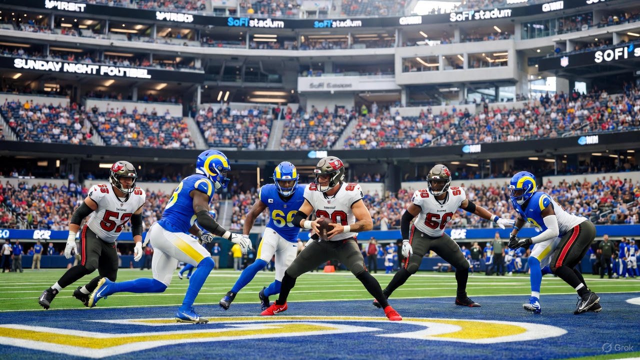 Sunday Night Football: How to Watch the Tampa Bay Buccaneers vs. L.A. Rams Game Tonight