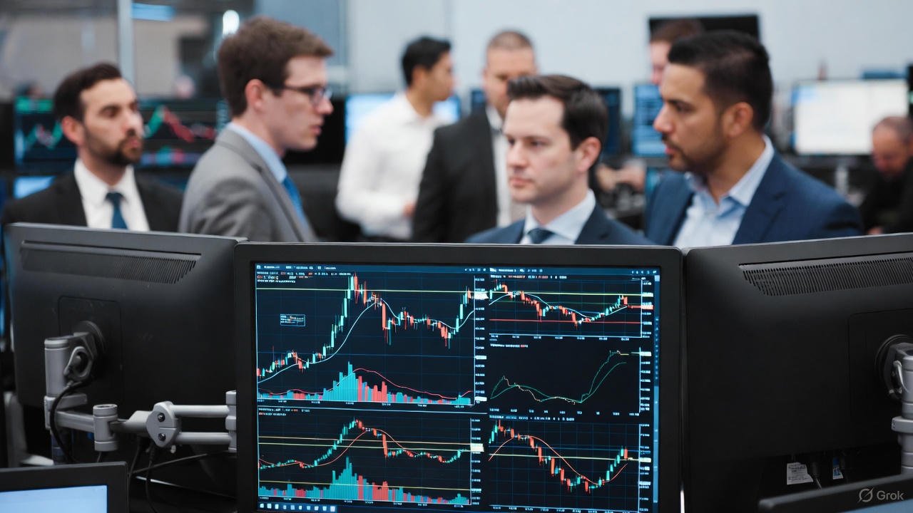 Stocks Gain, Dollar Ebbs as Investors Bank on December Fed Cut