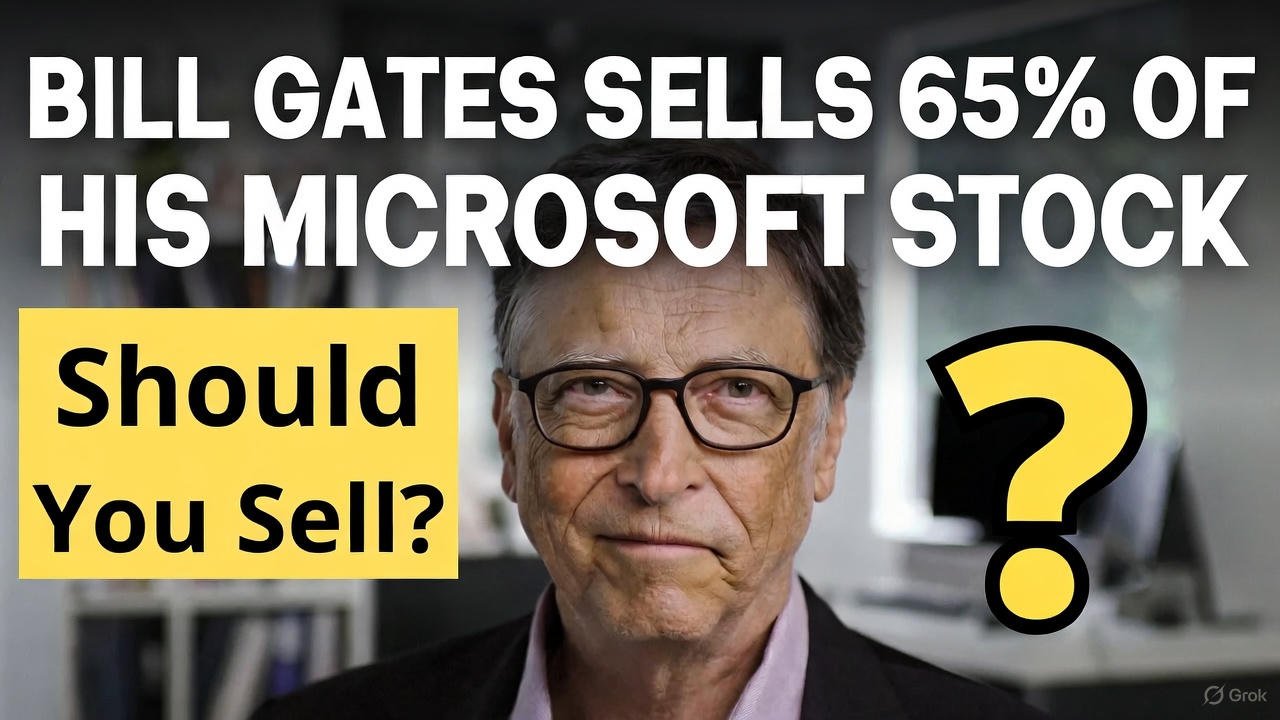 Bill Gates Just Dumped 65% of His Microsoft Stock. Should You Sell?