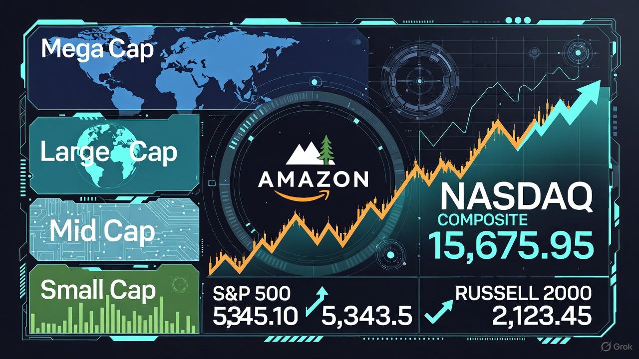 Amazon Stake Movement Across Nasdaq Composite Market Layers