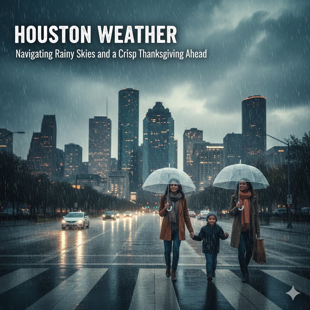 Houston Weather: Navigating Rainy Skies and a Crisp Thanksgiving Ahead