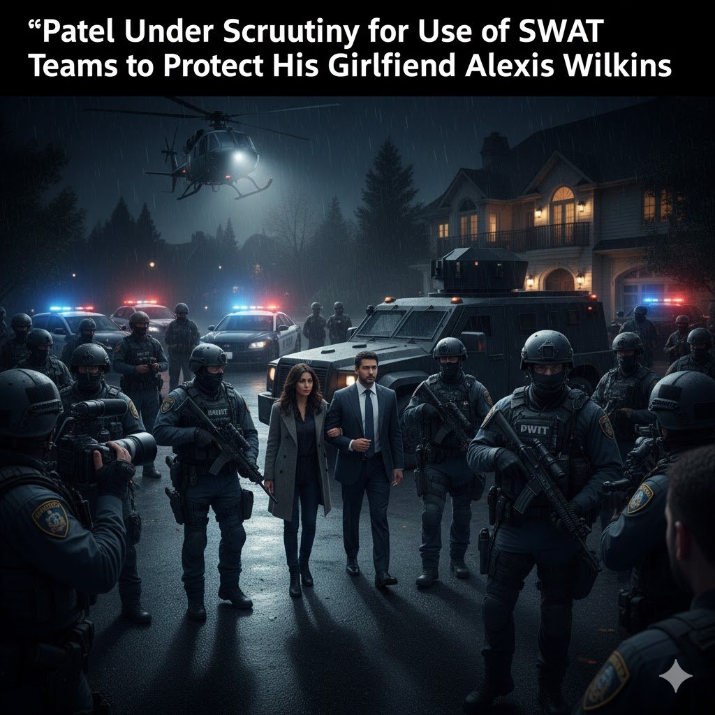 Patel Under Scrutiny for Use of SWAT Teams to Protect His Girlfriend Alexis Wilkins