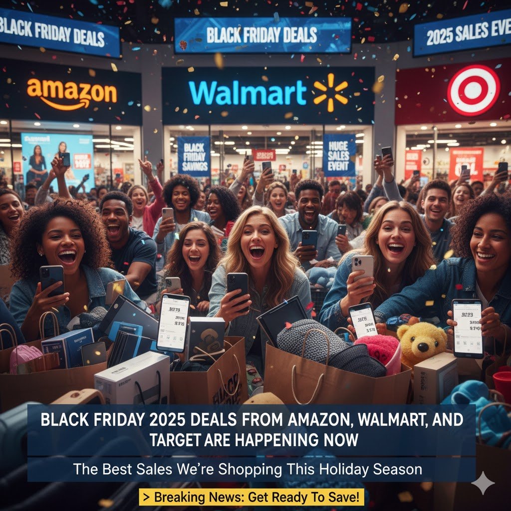 Black Friday 2025 Deals from Amazon, Walmart, and Target Are Happening Now: The Best Sales We’re Shopping This Holiday Season