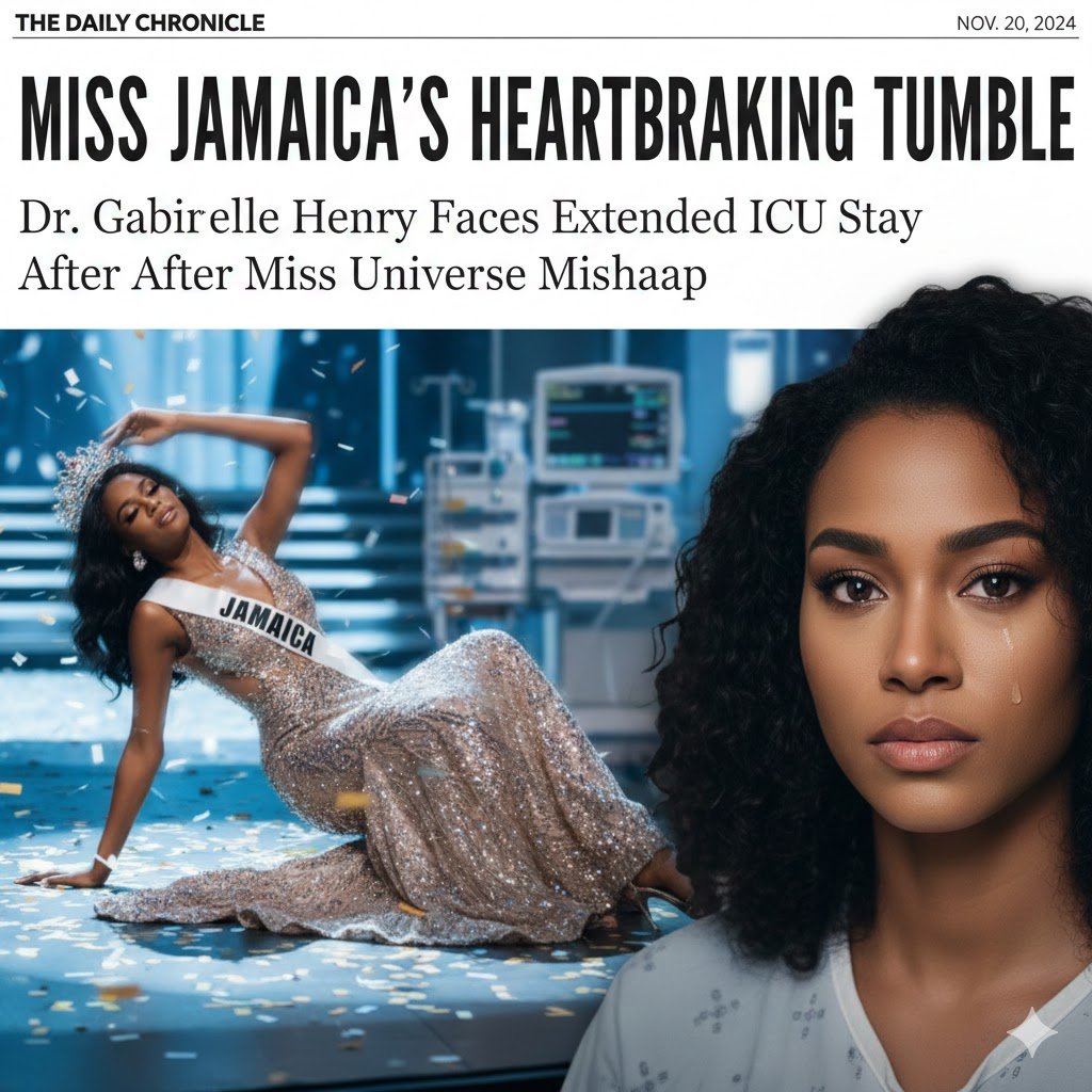Miss Jamaica's Heartbreaking Tumble: Dr. Gabrielle Henry Faces Extended ICU Stay After Miss Universe Mishap