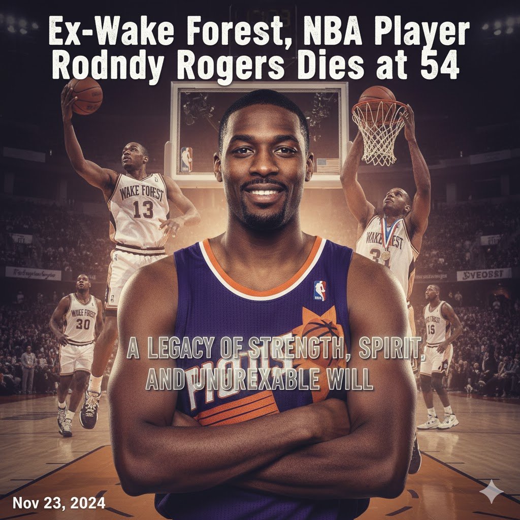 Ex-Wake Forest, NBA Player Rodney Rogers Dies at 54 – A Legacy of Strength, Spirit, and Unbreakable Will
