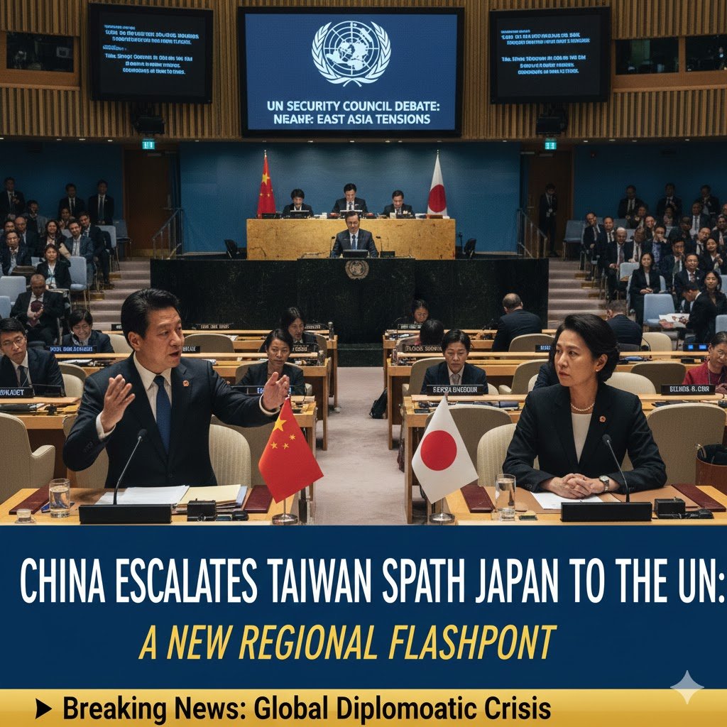 China Escalates Taiwan Spat With Japan to the UN: A New Regional Flashpoint
