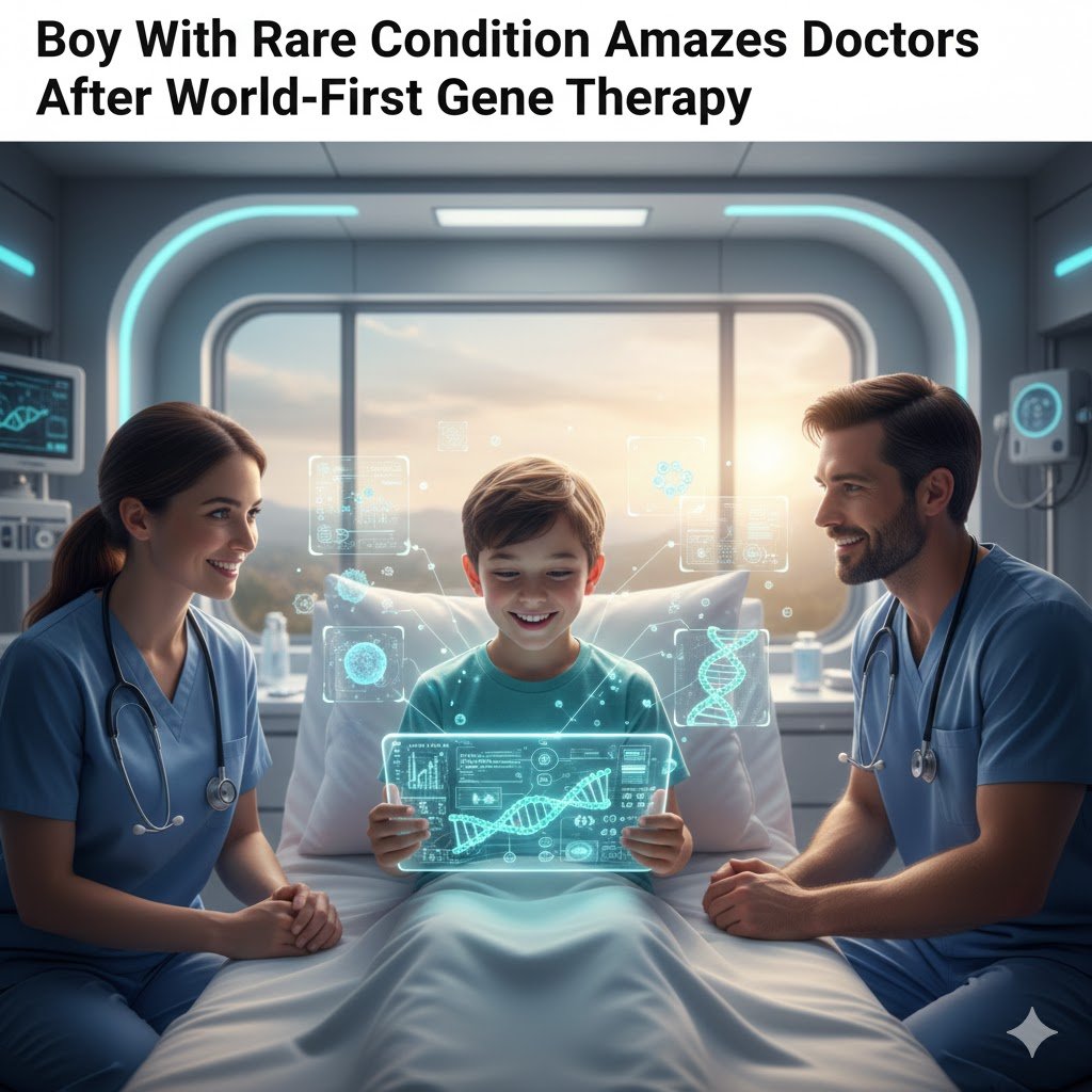 Boy With Rare Condition Amazes Doctors After World-First Gene Therapy