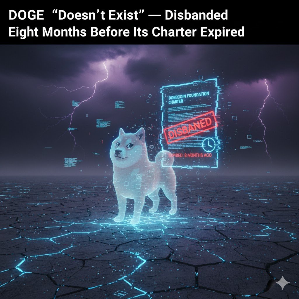 DOGE ‘Doesn’t Exist’ — Disbanded Eight Months Before Its Charter Expired