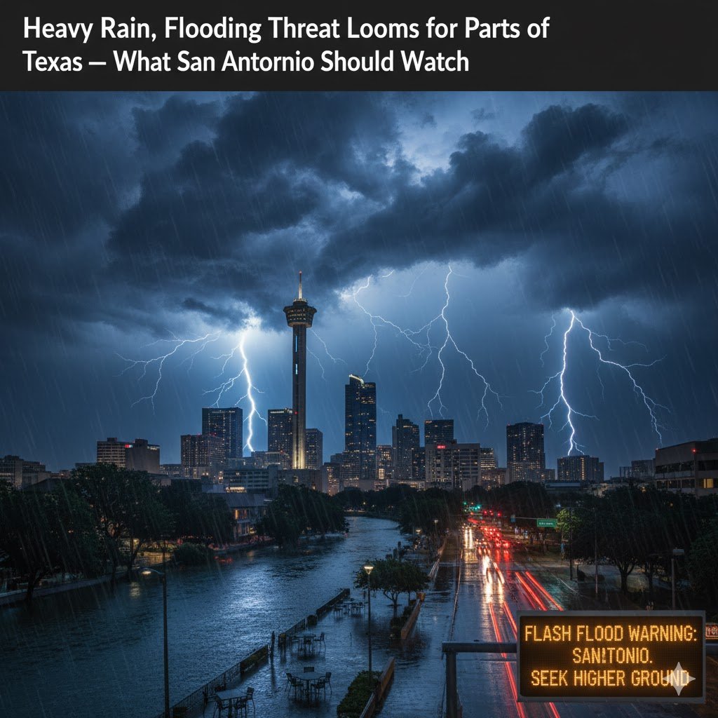 Heavy Rain, Flooding Threat Looms for Parts of Texas — What San Antonio Should Watch